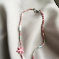 Collar de Acero Inoxidable Chapado en Oro de 18K Estilo Bohemio, Joyería de Invierno con Cuentas Espaciadoras, Resistente al Agua, para Usar en Capas, Regalo para Mujer