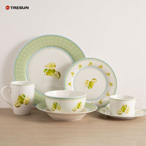 Juego de Vajilla Infantil de Porcelana y Cerámica con Diseño de Pera, Personalizado, Bajo MOQ, para Vegetales y Otros Alimentos - Product Image 1