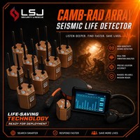 Détecteur Sismique Sans Fil WiFi à Sonde Multi-Capteurs, Étanchéité IP67, Haute Précision 1%, Communication 80m, Écran 8 Pouces