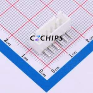 ZX-XH2.54-6PWZ Wire-to-Board Pin Header Bent Lead Through Hole,P=2.5mm Connector 1x6P 2.5mm Right Angle Insert XH - Product Image 1