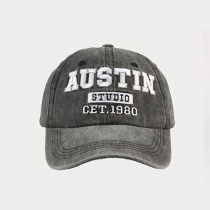 Casquette de baseball vintage pour homme, 6 panneaux, logo brodé 3D, effet délavé, casquette de sport - Product Image 6