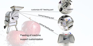 Machine à <span class=keywords><strong>couper</strong></span> les carottes et les <span class=keywords><strong>oignons</strong></span> en cubes DRB-312L, prix d'usine, haute production, en vente - Product Image 4