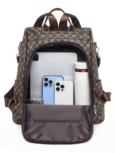 Zaini Antifurto per Donne Personalizzati <span class=keywords><strong>in</strong></span> Fabbrica, Realizzati <span class=keywords><strong>in</strong></span> <span class=keywords><strong>Tessuto</strong></span> Oxford Stampato di Alta Qualità, Morbido, Resistente all'Usura e Impermeabile - Product Image 2