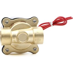 โซลินอยด์วาล์วไฟฟ้า 1/2 นิ้วทองเหลือง AC110V 2W-160-15 ปกติปิด สำหรับน้ำ อากาศ แก๊ส - Product Image 6