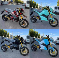 Moto électrique haute performance 72V, style rétro Little Monkey, avec batterie haute puissance modifiée pour des performances améliorées