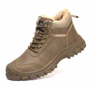 Bottes <span class=keywords><strong>de</strong></span> travail <span class=keywords><strong>de</strong></span> <span class=keywords><strong>sécurité</strong></span> JIANKUN unisexes pour hommes et femmes, en cuir microfibre imperméable, avec embout en acier, anti-écrasement/anti-perforation - Product Image 4