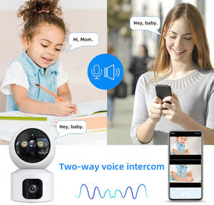 Caméra de sécurité intérieure Wifi intelligente <span class=keywords><strong>à</strong></span> double objectif 4MP avec détection de mouvement humain par IA, alerte, stockage dans le cloud, application Tuya Smart, OEM/ODM - Product Image 6