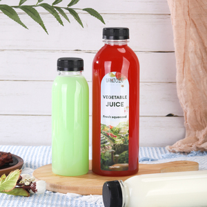 Rõ ràng 60ml 100ml 250ml 350ml 500ml 750ml 1000ml BPA-free Pet cấp thực phẩm nước trái cây chai nhựa với nắp bằng chứng giả mạo - Product Image 6