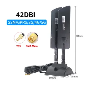 Routeur 5G avec antenne externe 42dBi, amplificateur de signal WiFi longue portée pour extérieur, amplificateur cellulaire 4G 3G 2G pour CPE MC801a A008 - Product Image 5