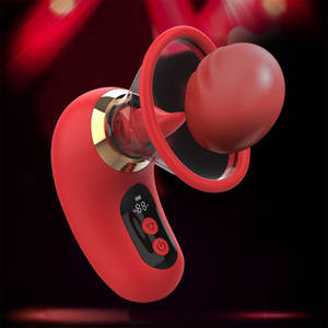 Vibrador de Lengua con Pantalla Digital Anna H003, Recargable, Estimulador de Senos con Succión, Dispositivo de Bienestar Sexual para Mujeres - Product Image 5