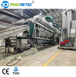 Yüksek Verimli PP PE Film Torbaları Su İçermeyen Yıkama Hattı/Su Kullanmayan Plastik Atık Geri Dönüşüm Makinesi - Product Image 2