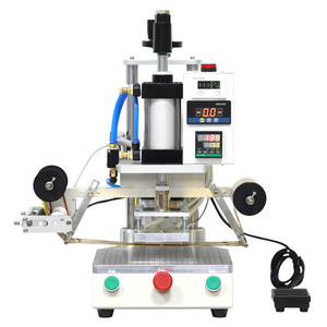Máquina de prensa térmica manual mecánica de 220 V con soporte para etiquetas de plástico y bronceado para impresión pequeña - Product Image 2