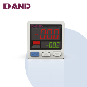 아이얼터 1 방향 디지털 출력 NPN 전환형 콤팩트형 듀얼 스크린 3색 표시 디지털 압력 센서 12-24V DC 0.2% - Product Image 1