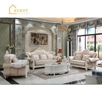 Nouveau design Canapé Louis de luxe vintage Canaps de Salon de luxe européens Muebles De Sala Ensemble de canapés de salon bon marché