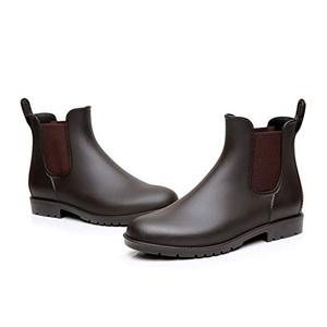 Fabricant Fournir Des Femmes Élégantes <span class=keywords><strong>Chelsea</strong></span> Bottes de Neige Bottes de Pluie Haute Cheville <span class=keywords><strong>Talon</strong></span> Plat Bottes Wellington - Product Image 2