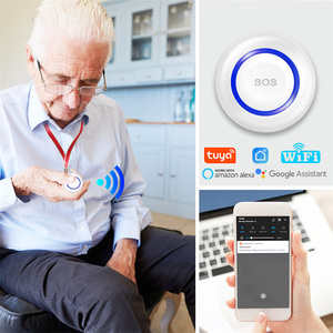 LEDEAST ASS01 Bouton d'urgence intelligent sans fil avec alertes via application Wi-Fi, dispositif d'appel de sécurité personnel pour les soins aux personnes âgées - Product Image 3