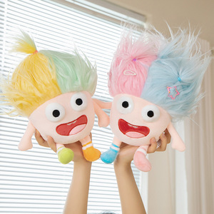 Muñeco de Peluche HECION, Adorable y Divertido, con <span class=keywords><strong>Ojos</strong></span> Grandes, de Algodón, Suave, para Colgar en el Bolso, Regalo para Niños, Decoración - Product Image 1