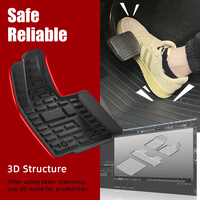 Revêtements de voiture 3D TPE personnalisés Tapis de voiture imperméables Revêtements de sol faciles à nettoyer Tapis de sol de voiture pour Jetour Shanhai L7 PLUS 2025 5/7 Sièges