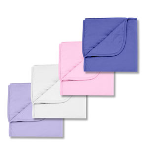 Couverture organique en coton bambou de couleur unie pour bébé et tissu d'ombrage d'emmaillotage pour bébé - Product Image 3