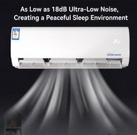 AC Hydronic 5HP Pendingin Ruangan Dinding, Hemat Energi, Senyap, Full DC Inverter dengan Remote Control dan Timer untuk Ruang Tamu