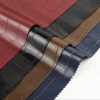 Tissu en similicuir PU extensible souple, imperméable, fourni par l'usine, pour vêtements, vestes, manteaux, pantalons