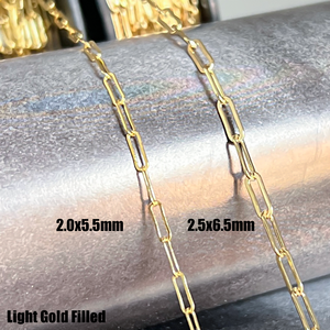 מכירה חמה זהב 14 קראט חבלים קליפ חבל שרשרת בתפזורת גליל לתכשיטים קבועים - Product Image 3