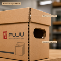 Boîtes en carton ondulé écologiques FUJU en gros - Types, formes, doublures et impression de logo personnalisables