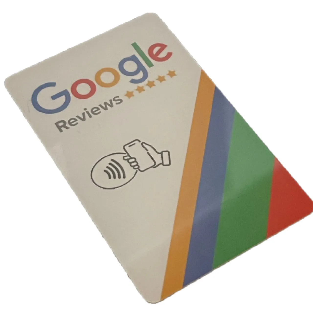 Özel Logo PVC RFID Google İnceleme kartvizit NFC Google yorumları kartvizit açılır