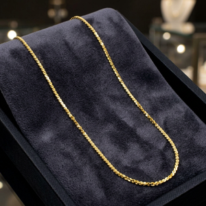 Wholesale 14K 18K 24K Micron Gold Plated Serpentine Chain Necklaces, S-<b>Link</b> Chain Necklaces, Modern Chain Design, Fashion Chains - Product Image 6