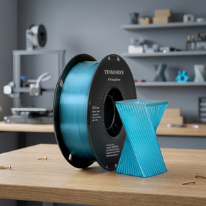 TINMORRY Industrial Manufacturer 3D Printer Filament PETG 1.75mm 1KG Spool <b>Plastic</b> <b>Rods</b> Print with FDM 3D Printer Transparent - Product Image 2