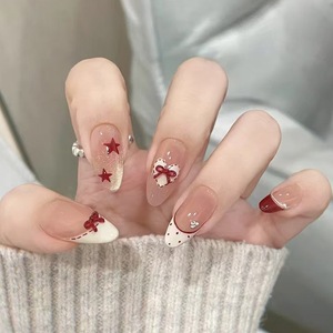 <span class=keywords><strong>Uñas</strong></span> Postizas para el Día <span class=keywords><strong>de</strong></span> San Valentín, Diseño <span class=keywords><strong>de</strong></span> Corazón Rosa y Beso Rojo, 24 Piezas, <span class=keywords><strong>Uñas</strong></span> Postizas Románticas para una Cita Nocturna - Product Image 4