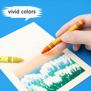 Long Lanh Nghệ Thuật Sáp Ong Stick <span class=keywords><strong>Crayons</strong></span> Không Độc Hại 8 12 24 36 Màu Sắc Sáp Crayon Set Cho Trẻ Mới Biết Đi Trẻ Em Màu - Product Image 3