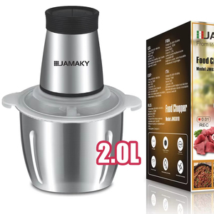 <span class=keywords><strong>Picadora</strong></span> <span class=keywords><strong>de</strong></span> Alimentos <span class=keywords><strong>de</strong></span> Acero Inoxidable Duradera, Capacidad <span class=keywords><strong>de</strong></span> 2L, 420 Cuchillas, <span class=keywords><strong>Picadora</strong></span> <span class=keywords><strong>de</strong></span> Carne - Product Image 1