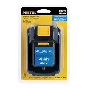 Maître avec 20 unités de batterie Lithium-ion, 20V, 4 Ah, PRETUL - Product Image 2