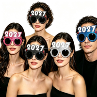 Direkt vom Hersteller: I Love 2027 Neujahrsparty-Brillen, Lustige Zahlen-Sonnenbrillen, Silvester Foto-Requisiten, Dekorative Brillen
