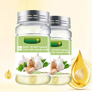 Aceite de ajo cápsula blanda 100% Planta herbácea aceite de ajo natural 0,5g * 100 cápsulas/botella aceite de ajo para alimentos - Product Image 4