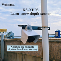 Capteur de profondeur de neige laser haute précision Veinasa XS-XH03, 0,05-5 m, sortie RS485, niveau de protection IP65 pour la surveillance
