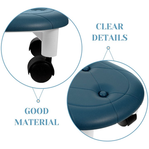 <span class=keywords><strong>Tabouret</strong></span> roulant bas avec roues pivotantes à 360 ° pour nettoyer le sol <span class=keywords><strong>de</strong></span> la <span class=keywords><strong>cuisine</strong></span>, bleu - Product Image 4