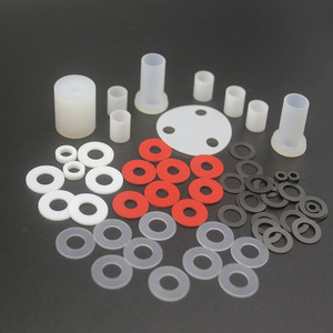 <span class=keywords><strong>Guarnizione</strong></span> piatta in ptfe nero carbonio grafite rinforzata modificata personalizzata - Product Image 4