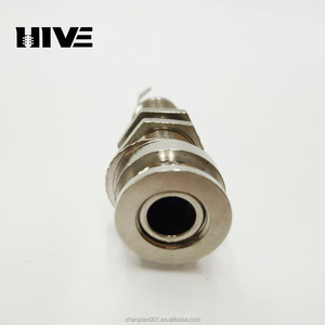 Achterste Band Vergrendeling Basgitaar Jack Socket Split-Type Versterker Case Dual-Channel Schroefdraad <span class=keywords><strong>Output</strong></span> Socket Aansluiting Gat - Product Image 5