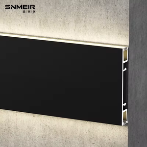 Senmry stile moderno in metallo alluminio battiscopa profili per scale a scopo decorativo - Product Image 3