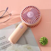 Ventilador de Mano Portátil Recargable USB, Mini Ventilador de Escritorio, Diseño Creativo y Moderno para el Verano 2026