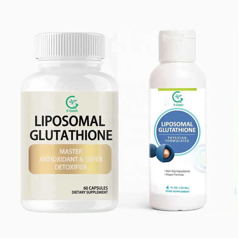 hot sell OEM Liposomal Glutathione Dietary Supplement 350 mg Antioxidant Support help supercharge energy level lean muscle mass