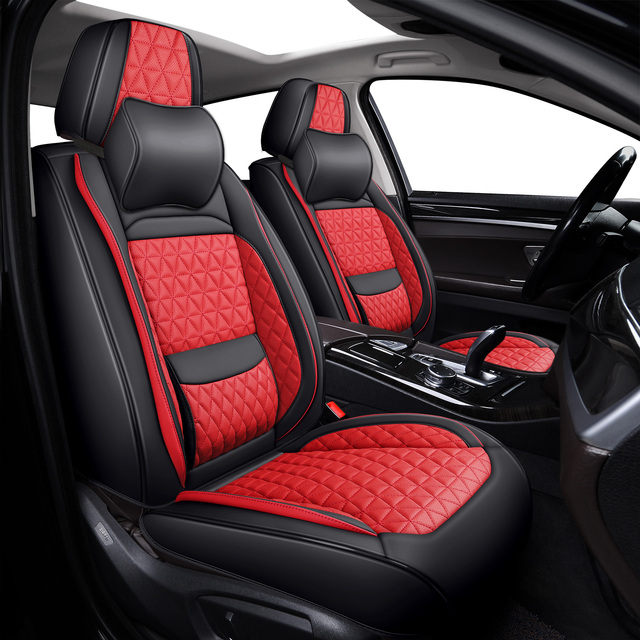 Hot Sale Leather Original Custom Car Seat Covers Four Seasons Custom Car Cushion Design Full Five Seats