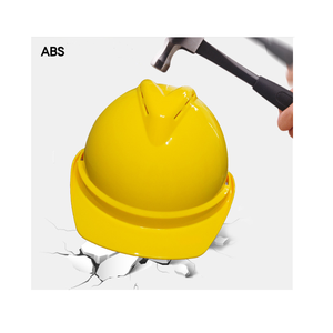 사용자 정의 로고 야외 하드 모자 ABS 건설 팀 안전 헬멧 환기 구멍 조정 가능한 파란색 빨간색 흰색 노란색 보호 - Product Image 6