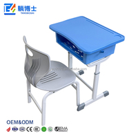 Ensemble de chaise de bureau scolaire multifonction pour adultes, pour l'étude, la formation et le bureau