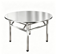 Plan de travail pliable en acier inoxydable gaufré 201/304, 100 cm/personnalisé, haute capacité de charge, pour extérieur/intérieur, restaurant et maison