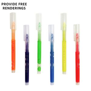 Juego de Marcadores Resaltadores Mini Promocionales con Punta Oblicua, Escritura de Doble Cara, 6 Colores para una Organización Eficaz y Resaltado - Product Image 1