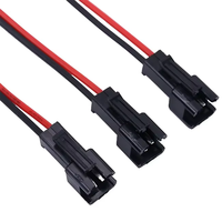 Câbles électriques personnalisés à 3 et 4 broches avec connecteurs JST, fiches SM à 2 broches, fils de connexion mâles et femelles