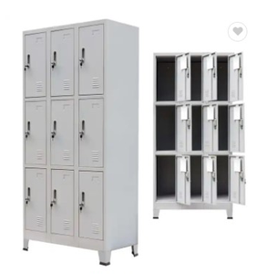 Casilleros Metálicos de 12 Puertas, Casilleros de Almacenamiento para Lavandería, Casilleros de Acero para Paquetes, Casilleros Inteligentes para Personal de Gimnasio - Product Image 2